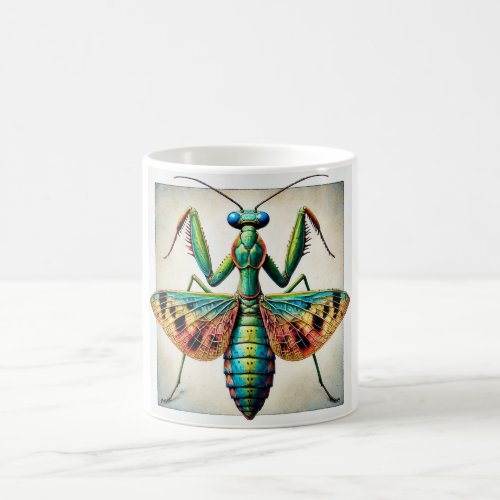 Mantispid Insect Dorsal View 210624IREF117 _ Water Coffee Mug