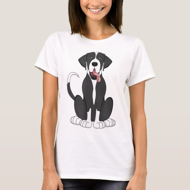 Mantle Great Dane For Men Women Dog Lover Gift T-Shirt (Front)