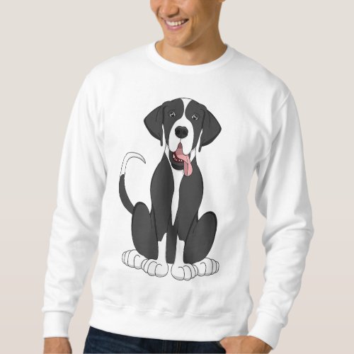 Mantle Great Dane For Men Women Kids Dog Lover Gif Sweatshirt