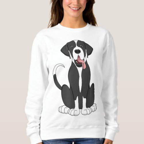 Mantle Great Dane For Men Women Kids Dog Lover Gif Sweatshirt