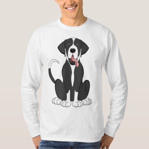 Mantle Great Dane For Men Women Kids Dog Lover Gif T_Shirt