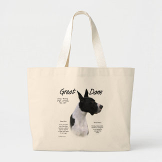 Mantle Great Dane Meet the Breed Large Tote Bag
