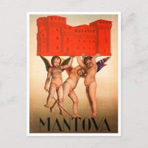 Mantova, Italy Vintage Travel Postcard