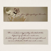 Mantra cards- Ganesh- Ganapataye (Front & Back)