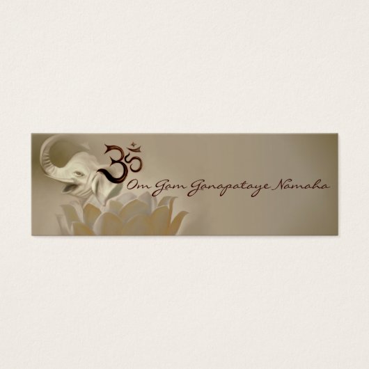 Mantra cards- Ganesh- Ganapataye (Front)