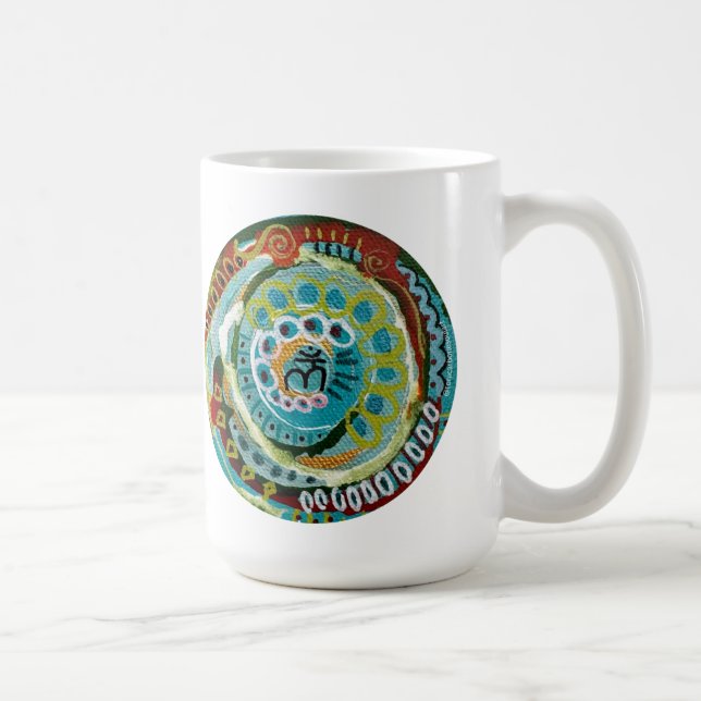 Mantra mug with prayer portal - Presence (Right)