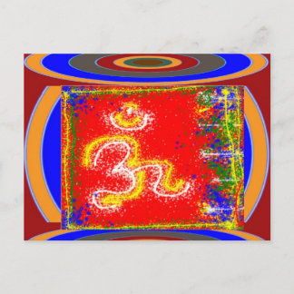 MANTRA Shakti: Passion Dedication Power Peace Postcard