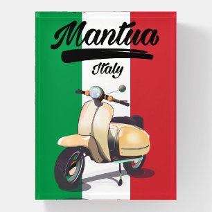 Mantua Italy travel poster Paperweight