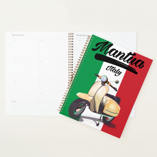 Mantua Italy travel poster Planner (Display)