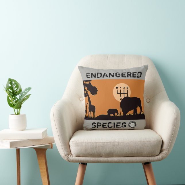 MANUAL - Day / Night Throw Pillow (Chair)