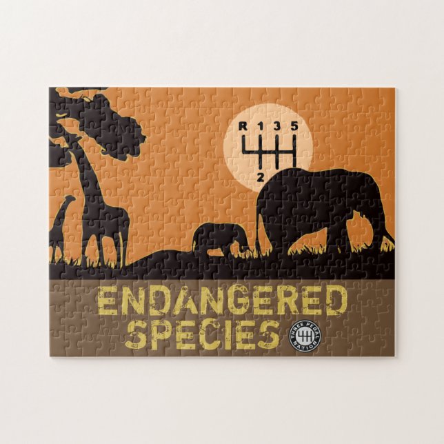 MANUAL - Endangered Jigsaw Puzzle (Horizontal)