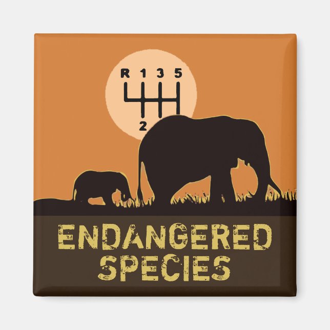 MANUAL - Endangered Magnet (Front)