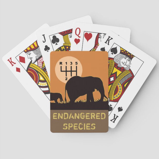 MANUAL - Endangered Poker Cards (Back)