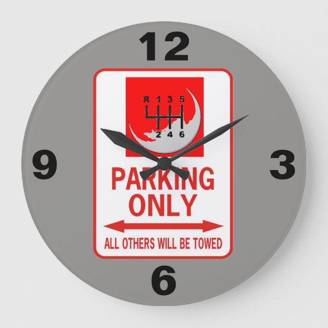 MANUAL ONLY LARGE CLOCK (Front)