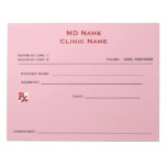 Manual Prescription Pad (Large - Pink)
