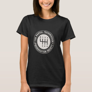 Manual Transmission Preservation Society 3 Pedals T-Shirt
