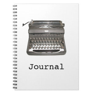Manual Typewriter "Journal" Notebook