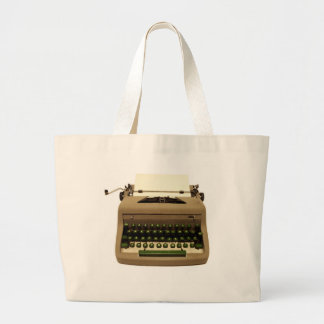 Manual Typewriter Large Tote Bag