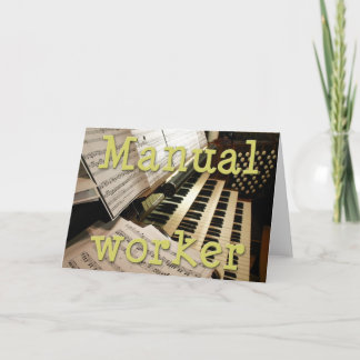 Manual worker card
