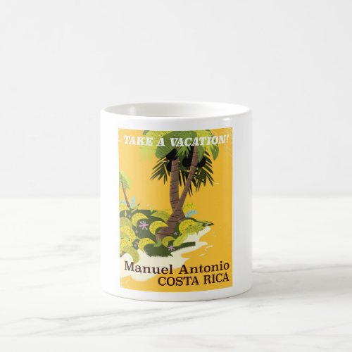 Manuel Antonio Costa Rica vintage travel poster Coffee Mug