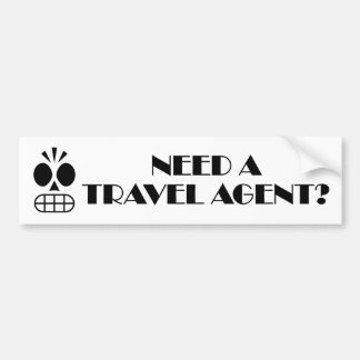 Manuel Calavera Afterlife Travel Agent Bumper Sticker