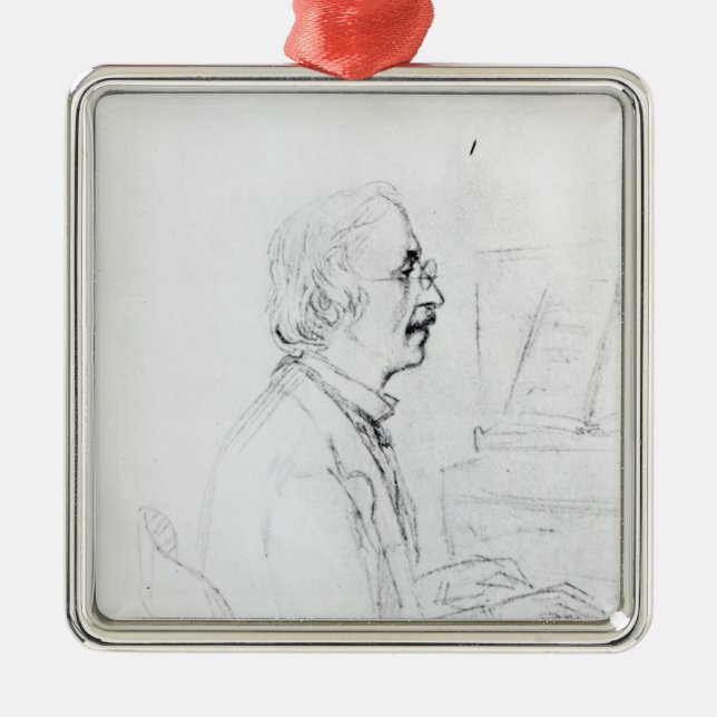 Manuel Garcia Metal Ornament (Front)