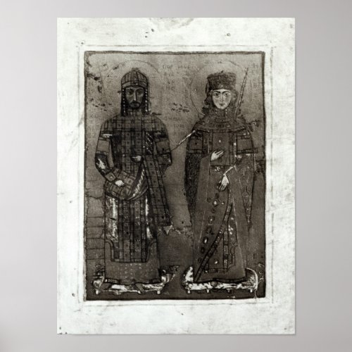 Manuel I Comnenus  and Empress Maria of Antioch Poster