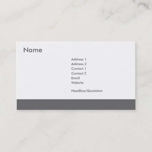 Customizable Manufacturing - Business Business Card
