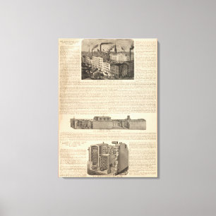 Manufacturing, Warehouses Canvas Print