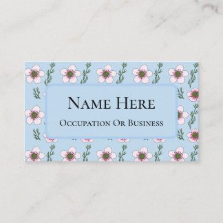 Manuka Flowers Business Card