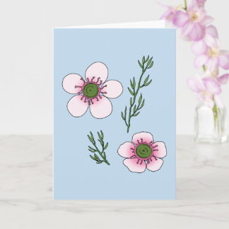 Manuka Flowers Card