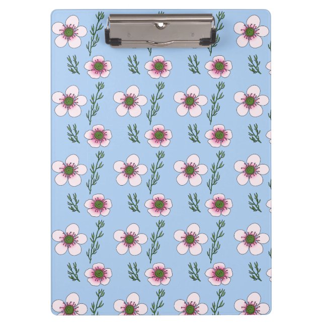 Manuka Flowers Clipboard (Front)