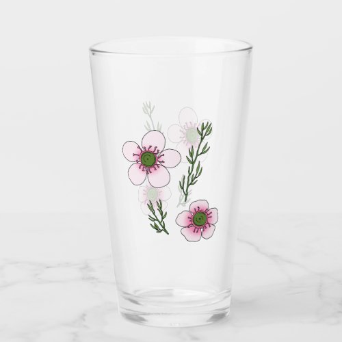 Manuka Flowers Glass