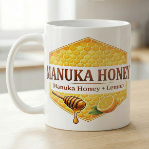 Manuka Honey Lemon Honeycomb Tea Recipe Coffee Mug