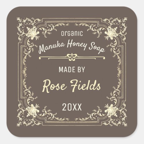 Manuka Honey Soap Square Sticker