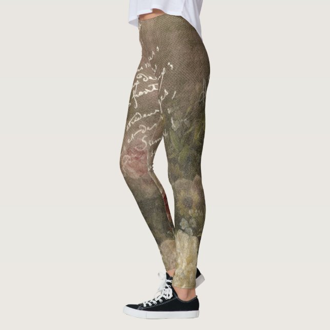 Manuscript d'Amour - Leggins Leggings (Left)