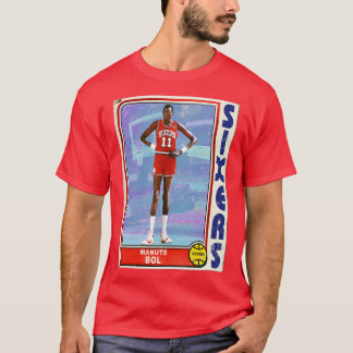 MANUTE BOL Retro Style 90s Basketball d T-Shirt