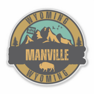 Manville, Wyoming Sticker
