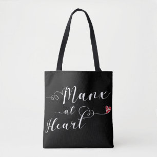 Manx At Heart Grocery Bag, Isle of Man Tote Bag