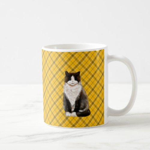 manx cat bi_col coffee mug