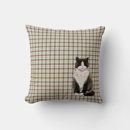manx cat bi_col throw pillow
