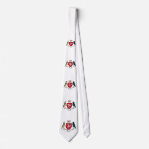 Manx coat of arms neck tie