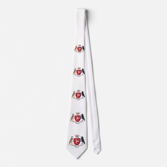 Manx coat of arms neck tie (Front)