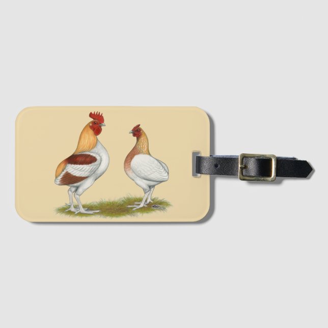 Manx Rumpies Luggage Tag (Front Horizontal)