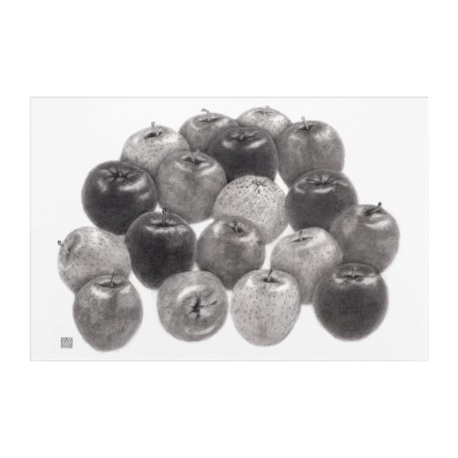 Many apples +1 acrylic print (Front)