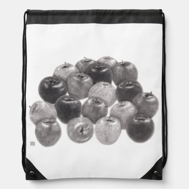 Many apples +1 drawstring bag (Front)