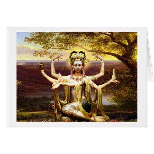 Many Armed Kwan Yin Cards (Front Horizontal)