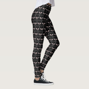Many Black Cats Pattern Leggings