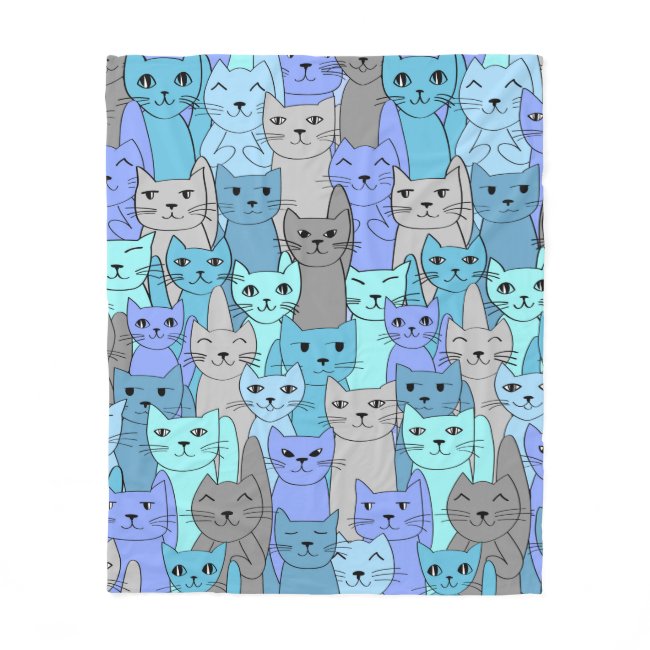 Many Blue Cats Design