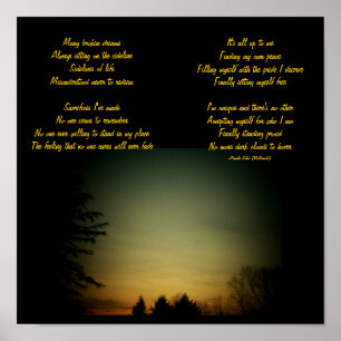 Many broken dreams...Poem/Lyrics Poster-by Me Poster